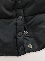 Schwarz - Superdry Langer Steppmantel - Bild 4 von 8