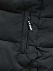 Schwarz - Superdry Langer Steppmantel - Bild 5 von 8