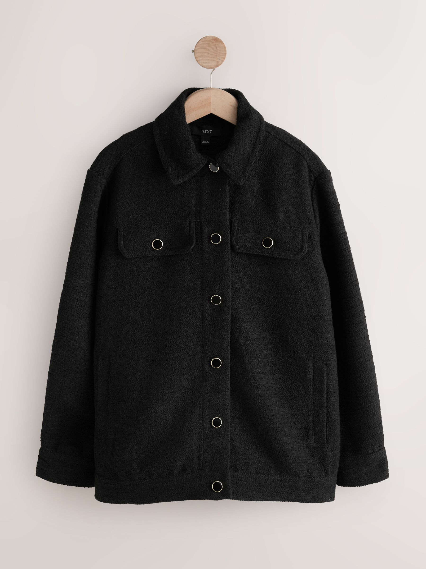 Comprar Preto - Jaqueta Boucle from Next Brazil