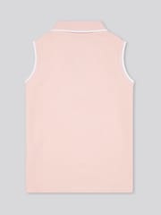 U.S. Polo Assn. Pink Girls Sleeveless Polo Shirt - Image 6 of 7