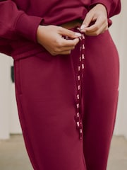 self. Red Cuffed Joggers - Image 5 of 8