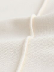 self. Ecru/Navy Wide Leg Joggers - Image 4 of 4