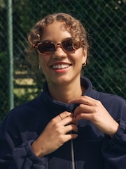 self. Navy Half Zip Microfleece Fleece - Image 6 of 12