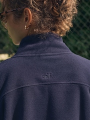 self. Navy Half Zip Microfleece Fleece - Image 7 of 12