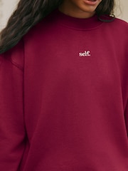 self. Red Sweatshirt - Image 4 of 7