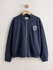 self. Navy Bomber Jacket - Image 1 of 3