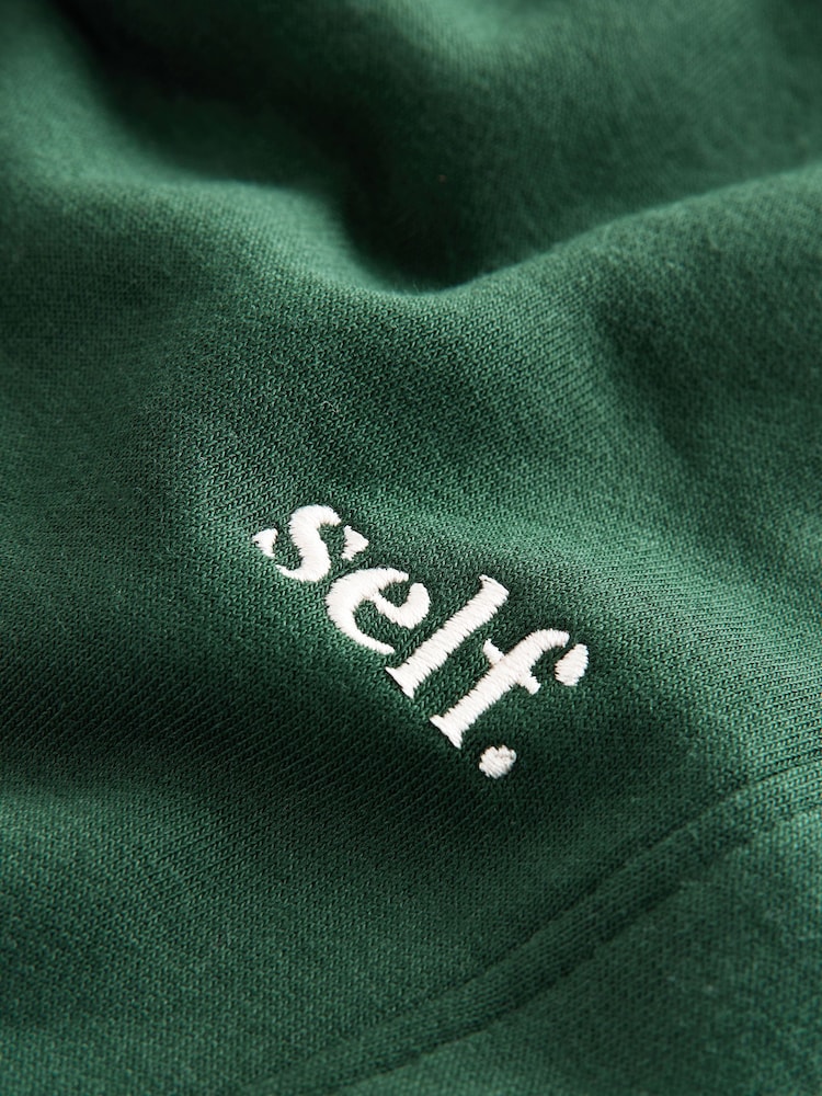 self. Green Cuffed Joggers - Image 2 of 3 self. Green Cuffed Joggers - Image 2 of 3