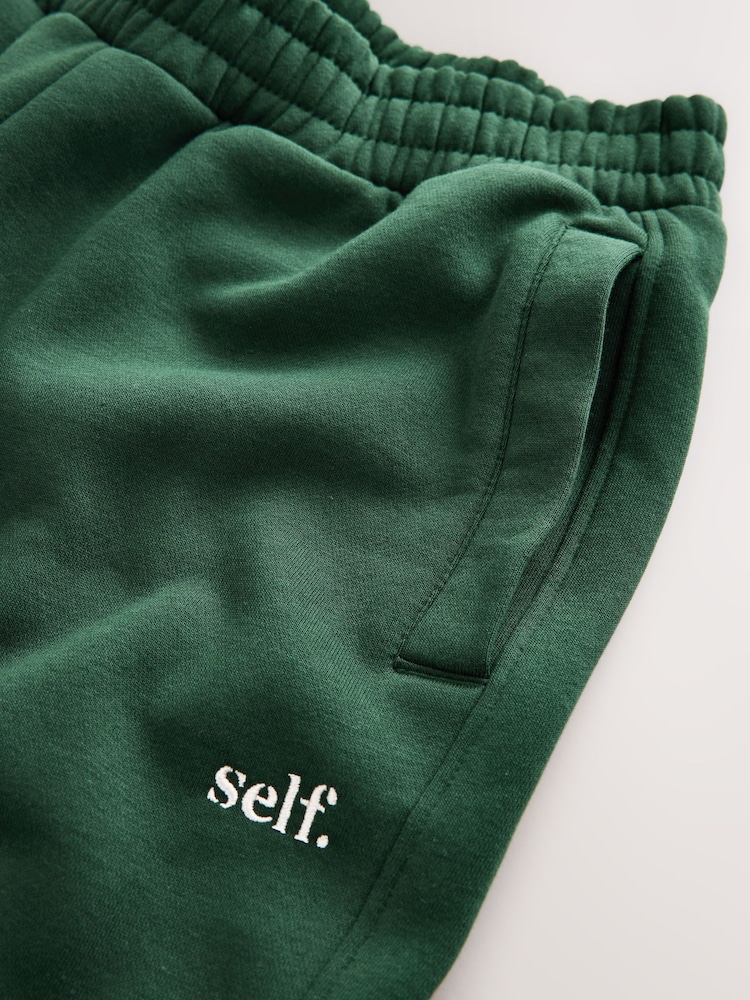 self. Green Cuffed Joggers - Image 3 of 3 self. Green Cuffed Joggers - Image 3 of 3