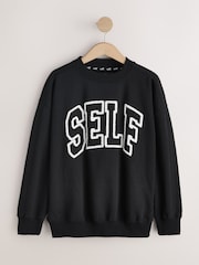 self. Black Sweatshirt - Image 5 of 7