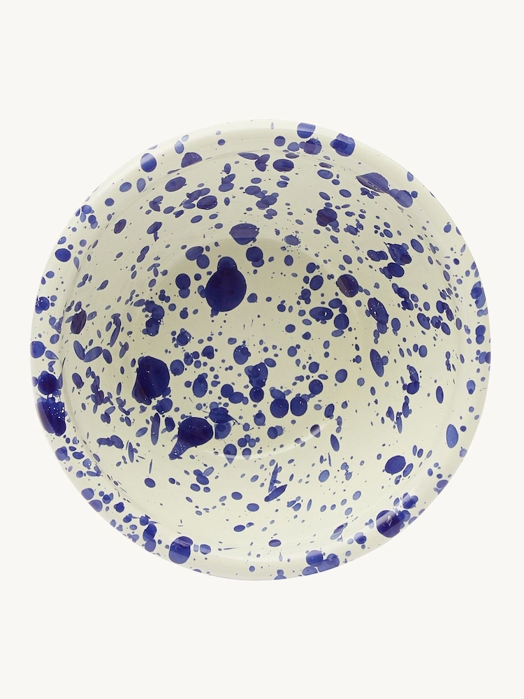 Hot Pottery Blueberry Splatter Salad Bowl - Image 4 of 4