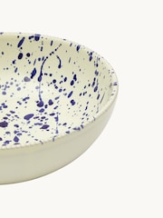 Hot Pottery Set of 4 Blueberry Splatter Pasta Bowls - Image 2 of 5