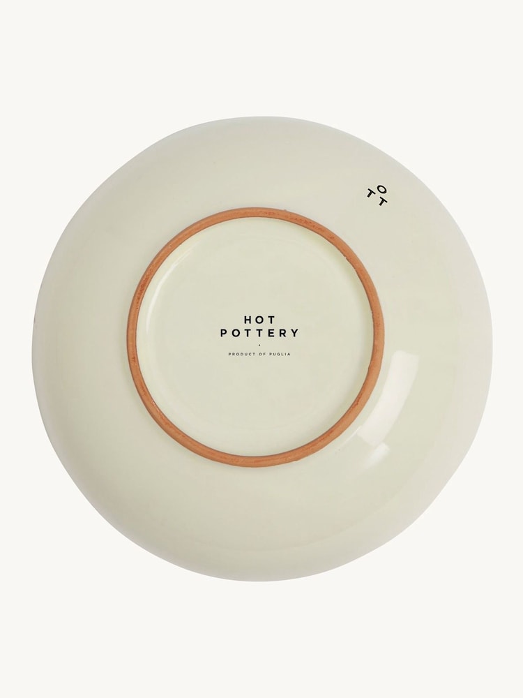 Hot Pottery Set of 4 Cranberry Splatter Pasta Bowls - Image 5 of 5