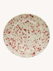 Hot Pottery Set of 4 Cranberry Splatter Side Plates - Image 2 of 5