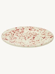 Hot Pottery Set of 4 Cranberry Splatter Side Plates - Image 3 of 5
