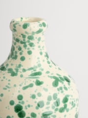Hot Pottery Pistachio Splatter Oil & Vinegar Bottle - Image 3 of 4