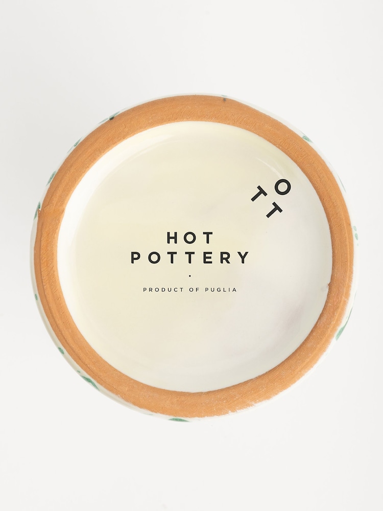 Hot Pottery Pistachio Splatter Oil & Vinegar Bottle - Image 4 of 4