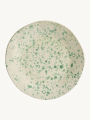 Hot Pottery Pistachio Splatter Shallow Serving Bowl - Image 3 of 5