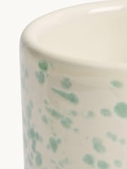 Hot Pottery Set of 4 Pistachio Splatter Mugs - Image 4 of 5