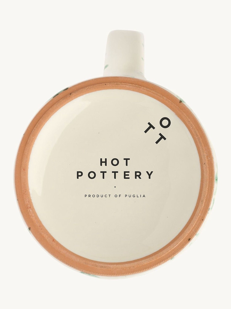 Hot Pottery Set of 4 Pistachio Splatter Mugs - Image 5 of 5