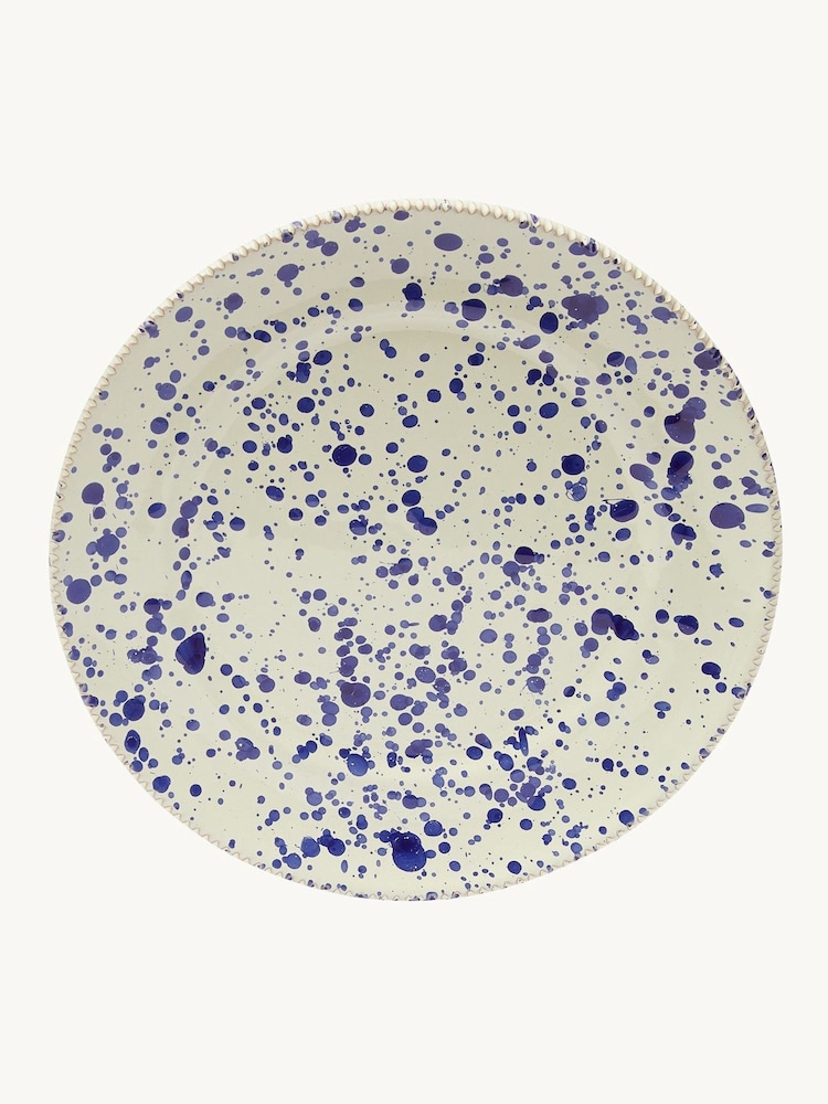 Hot Pottery 12 Piece Blueberry Splatter Signature Dinner Set - Image 2 of 6