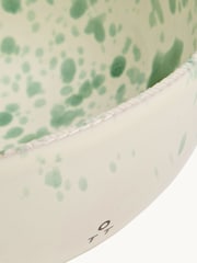 Hot Pottery Set of 4 Pistachio Splatter Pasta Bowls - Image 4 of 5