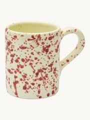 Hot Pottery Set of 4 Cranberry Splatter Mugs - Image 2 of 5