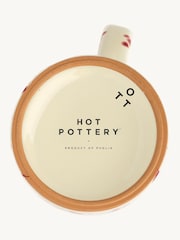 Hot Pottery Set of 4 Cranberry Splatter Mugs - Image 5 of 5