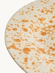 Hot Pottery Burnt Orange Splatter Serving Platter - Image 4 of 5
