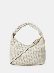 Accessorize Ruched Faux Leather Handbag - Imagem 1 de 5