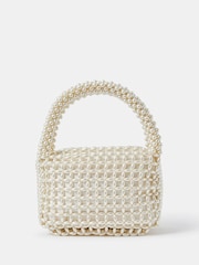 Accessorize Natural Pearl Bridal Handbag - Image 1 of 4