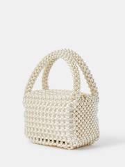 Accessorize Natural Pearl Bridal Handbag - Image 2 of 4