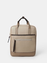 Accessorize Brown Pocket Top Handle Backpack - Image 1 of 5