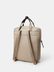Accessorize Brown Pocket Top Handle Backpack - Image 2 of 5