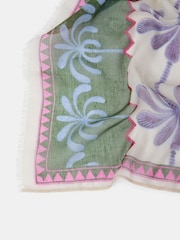 Bufanda ligera con estampado de palmeras de Accessorize - Imagen 3 de 3
