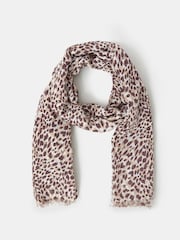 Accessorize Lightweight Cheetah Print Scarf - Imagem 1 de 1