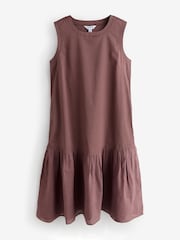 Brown Sleeveless Rust Tiered Maxi Dress - Image 1 of 1