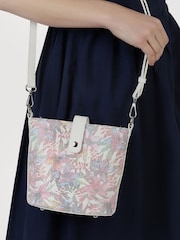 Pavers White Woven Cross-Body Bag - Image 1 of 1