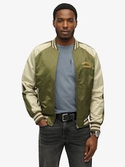 Superdry Souvenir Embroidered Bomber Jacket - Imagen 1 de 7