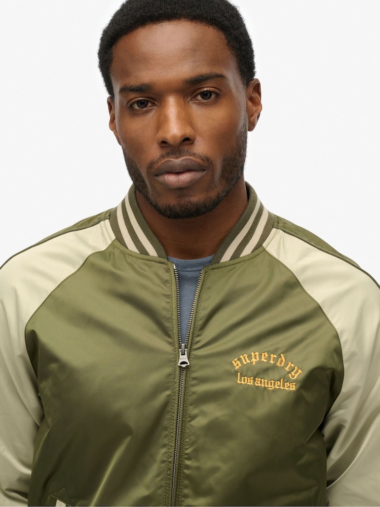 Superdry Souvenir Embroidered Bomber Jacket - Slika 1 iz 1