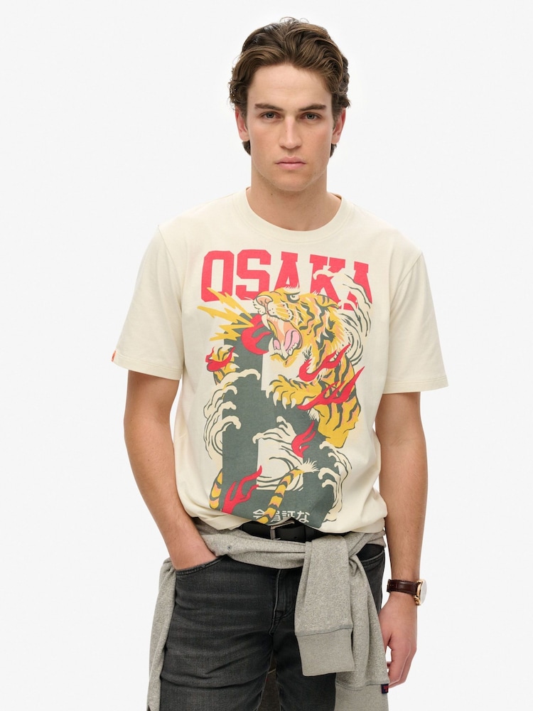 Camiseta Superdry Loose Osaka - Imagem 1 de 6