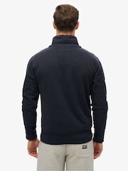 Superdry Blue Vintage Athletic Half Zip Jumper - Image 2 of 6