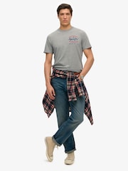 Superdry Grey Relaxed Vintage Workwear T-Shirt - Image 3 of 6