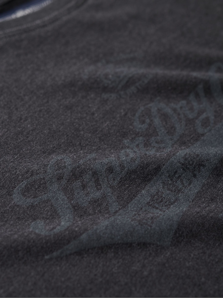 Superdry Grey Relaxed Workwear Washed T-Shirt - Image 5 of 5