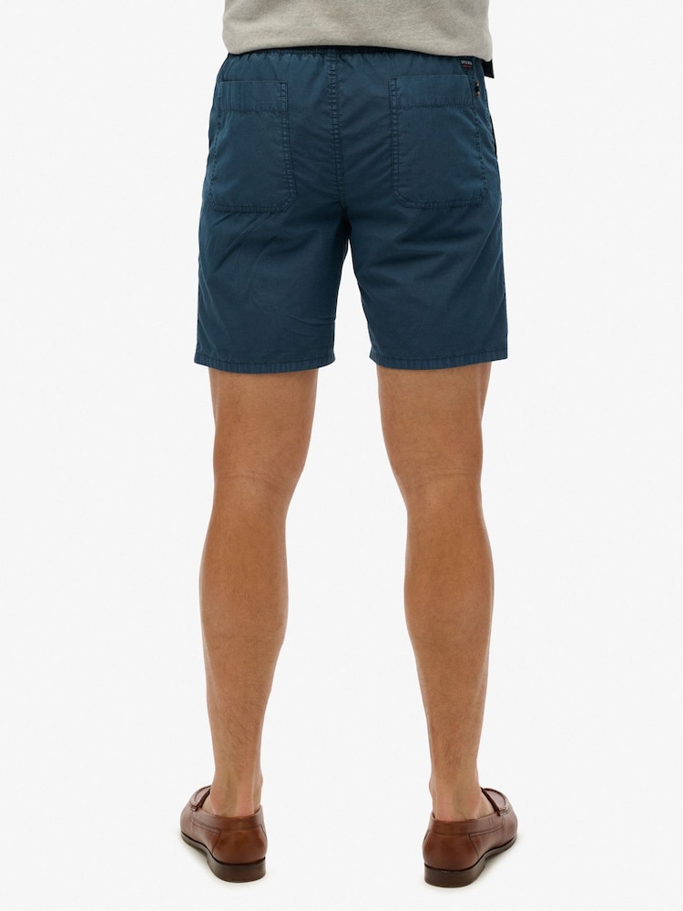 Superdry Blue Essentials Walk Shorts - Image 2 of 7