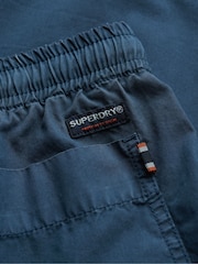 Superdry Blue Essentials Walk Shorts - Image 7 of 7
