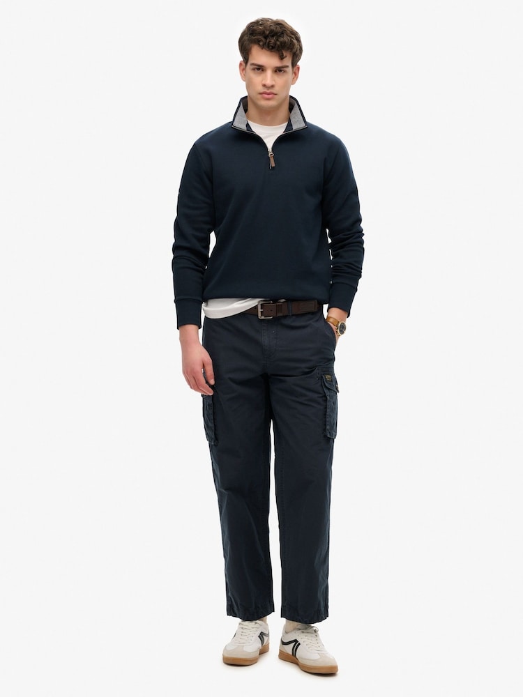 Superdry Blue Parachute Light Cargo Trouser - Image 1 of 7