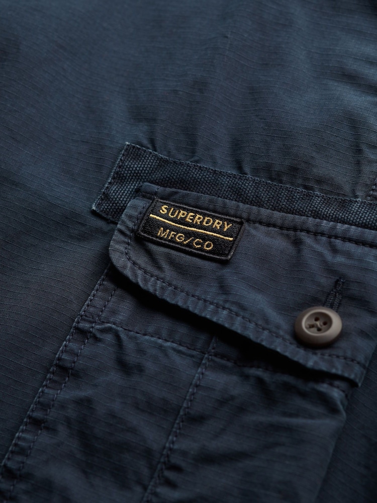 Superdry Blue Parachute Light Cargo Trouser - Image 7 of 7