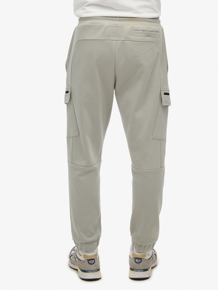 Superdry Grey Tech Logo Cargo Joggers - Image 3 of 3