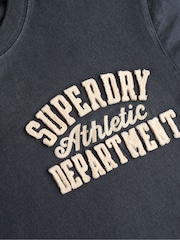 Superdry Blue Vintage Athletic T-Shirt - Image 6 of 6