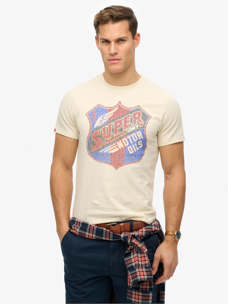 Superdry Relaxed Gasoline Graphic T-Shirt - Slika 1 iz 5